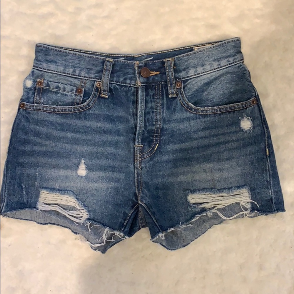 Free People Jean Shorts